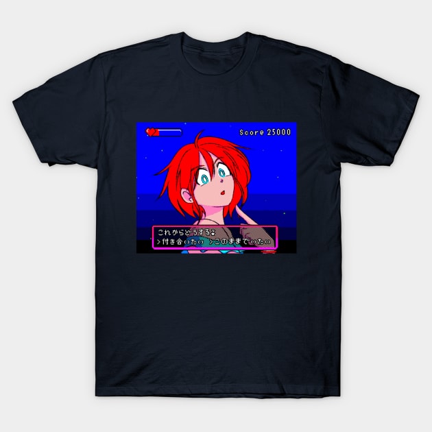 Retro arcade video game aesthetic T-Shirt by KinseiNoHime